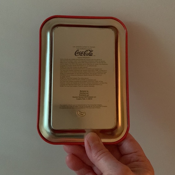 Collectible Coca Cola Santa Tin Tray Christmas Holiday - Picture 2 of 7